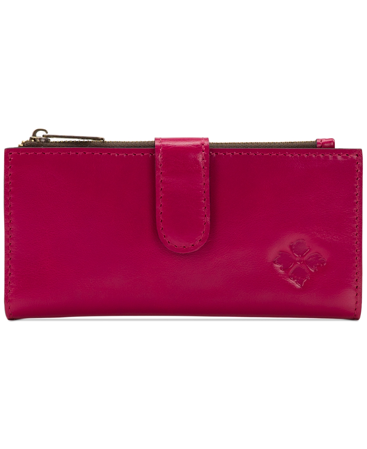 Shop Patricia Nash Nazari Leather Wallet In Fuchsia