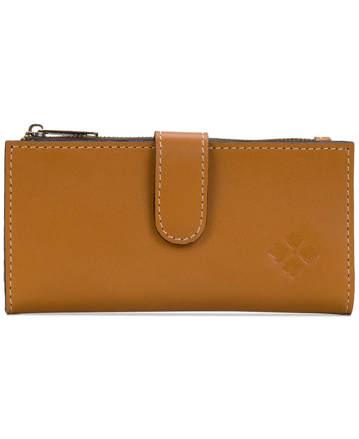 Shop Patricia Nash Nazari Leather Wallet In Hazelnut