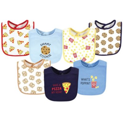 Boys 7-Count Interlock Fabric Feeding Bibs