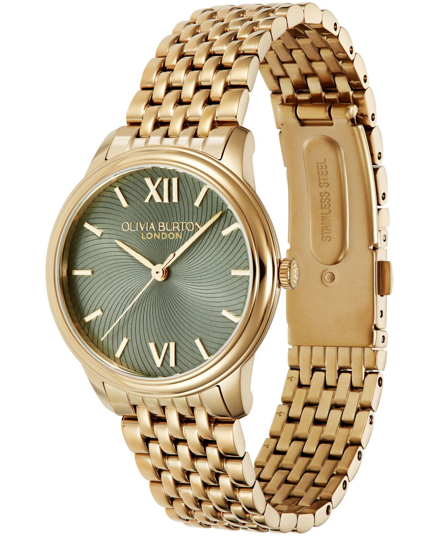 Женские часы Olivia Burton Classic Swirl Gold-Tone Stainless Steel Watch 32mm — фото 3