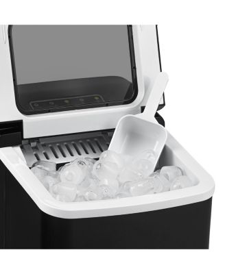 26 lbs. Countertop Bullet Ice Maker in Black