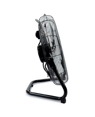 18" Industrial Floor Fan, 3 Speeds, 4012 CFM, Tilt Adjustable, Metal Build, Rotary Switch – For Garage, Gym, Home, Workshop