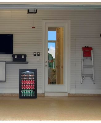 126 Can Freestanding Beverage Fridge  with Adjustable Shelves