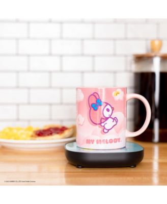 My Melody Coffee Mug with Electric Mug Warmer  – Keeps Your Favorite Beverage Warm - Auto Shut On/Off