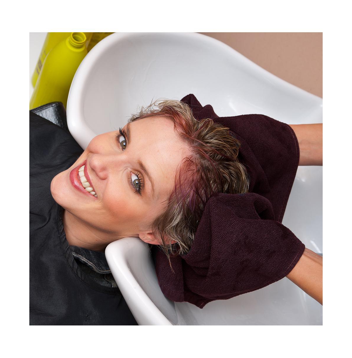 Arkwright Home Bleach-Safe Cotton Salon Towels (12 Pack), Full Size 16x28 in., Solid Color, Absorbent Hair Drying Towel, Perfect for Salon and Spa - E