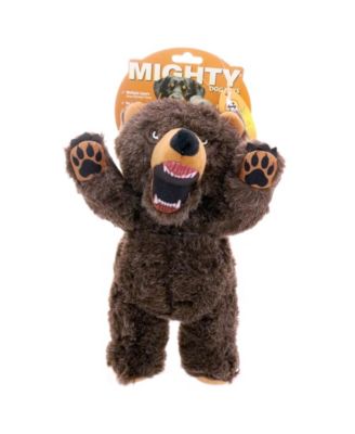 Angry Animals Bear, Durable Plush Squeaky Dog Toy