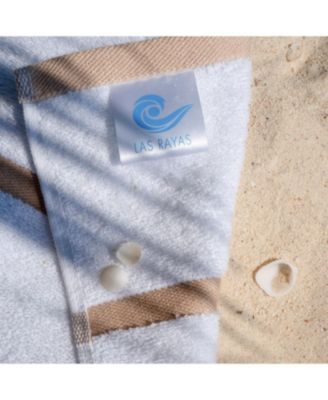 Las Rayas Cotton Beach Towels, 4-Pack, 30" x 60"