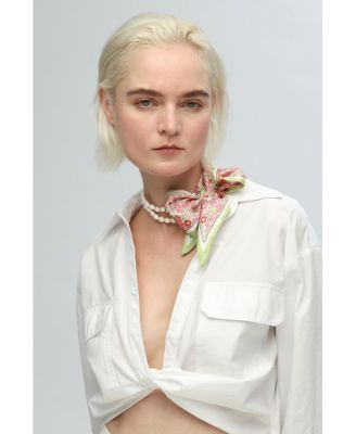 Mera Baroque Freshwater Pearl Necklace & Scarf set