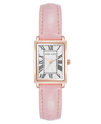 Anne Klein Women\'s Rose Gold Leather Strap Fashion Analog Japanese Quartz Watch Anne Klein Women main image 4