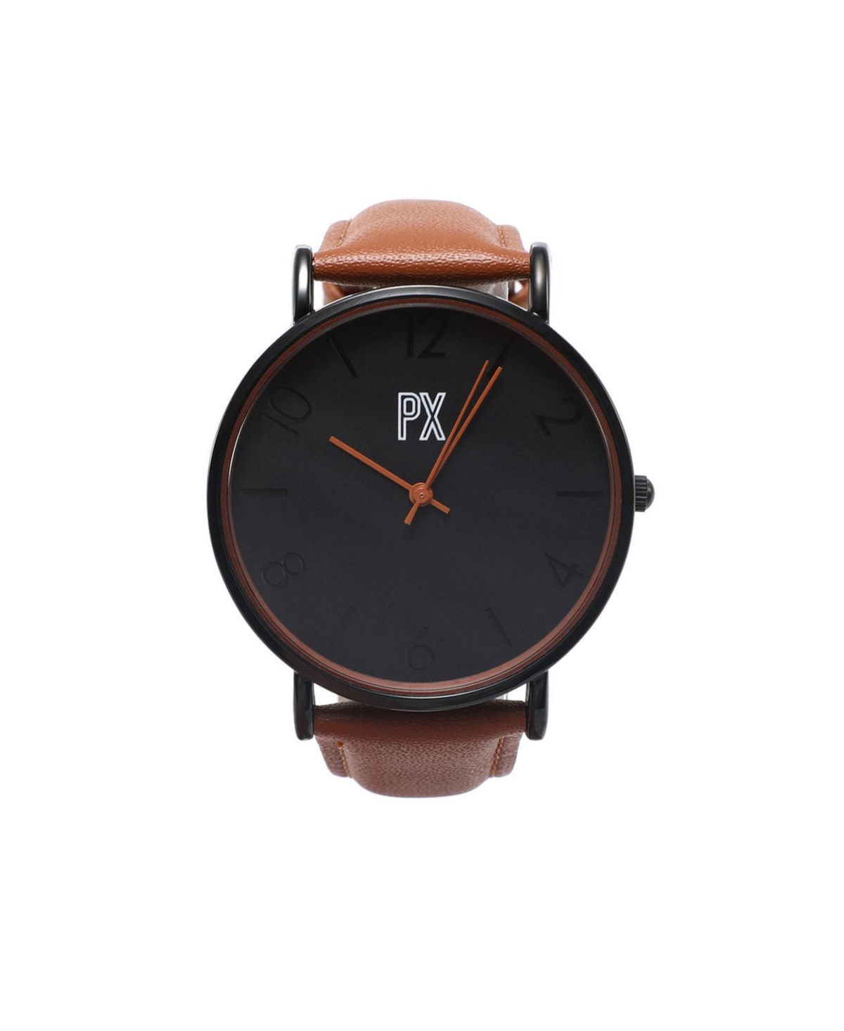 Keith Leather Strap Watch - Cognac