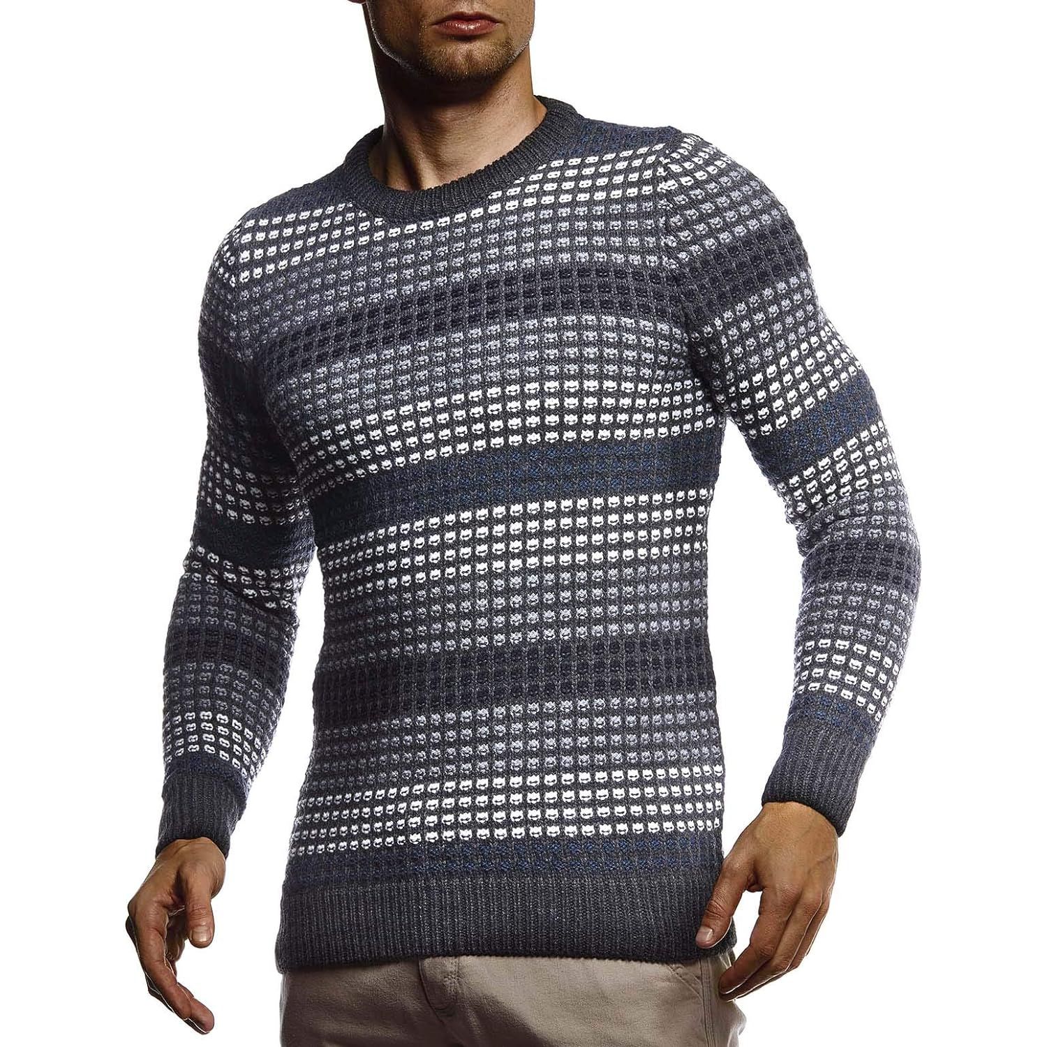 Men's Stylish Sweater Longsleeve Pullover Sweatshirt Hoodie For Men Slim Fit