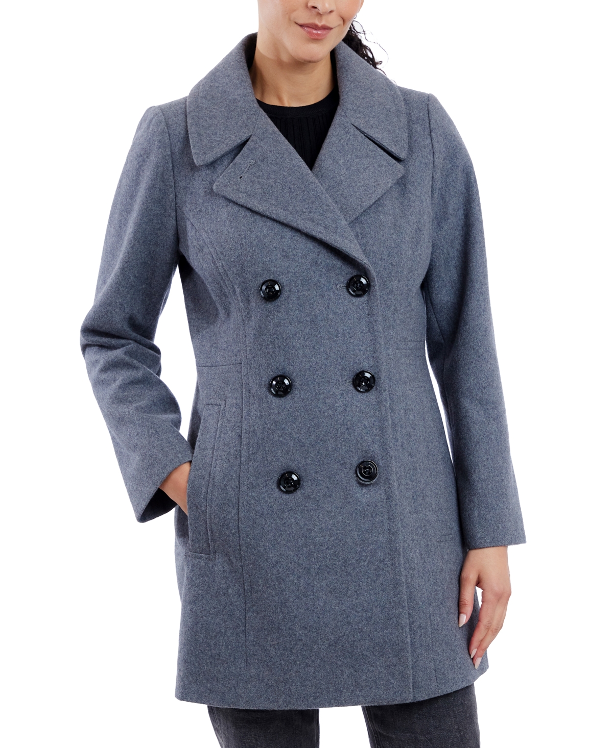 Anne klein peacoat macys hot sale