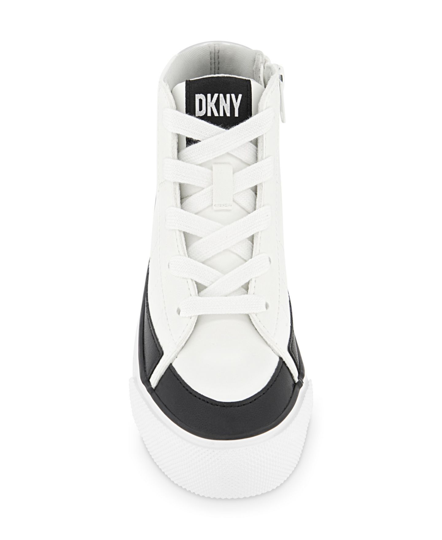 Кроссовки DKNY Hannah Leena High Top Sneaker для девочек, цвет: Чёрный / Белый — фото 3