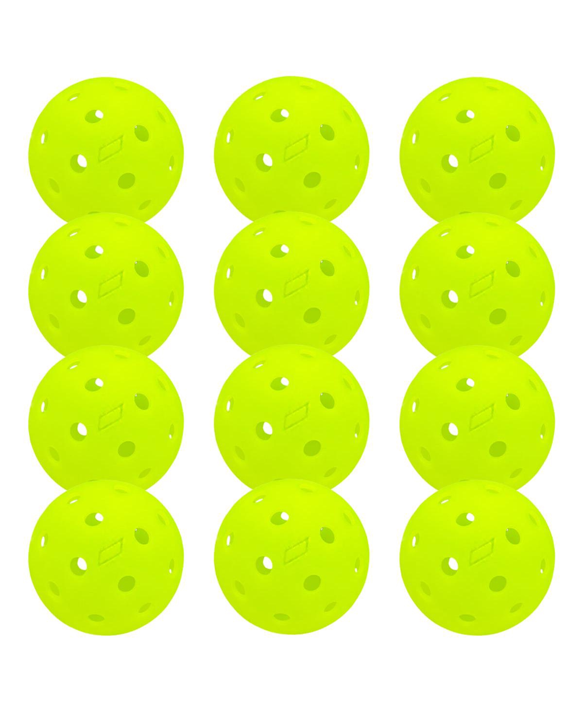 Impact Neon 40 Hole Pickleball - Bright green