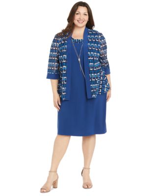 Macy's plus size jacket fashion dresses