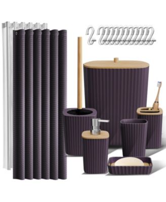20 Piece Complete Bathroom & Vanity Accessories Set