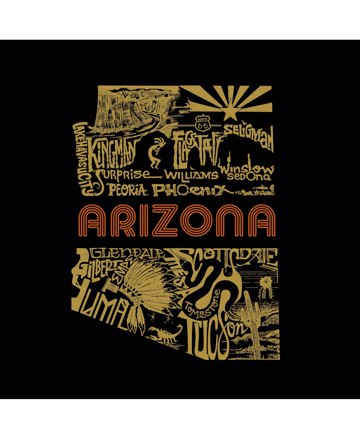 La Pop Art Girls Word Art Long Sleeve - Az Pics