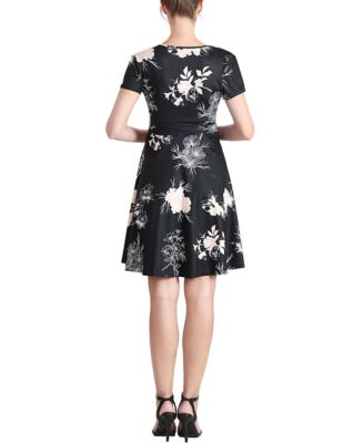 Maternity Bess Faux Wrap Nursing Dress