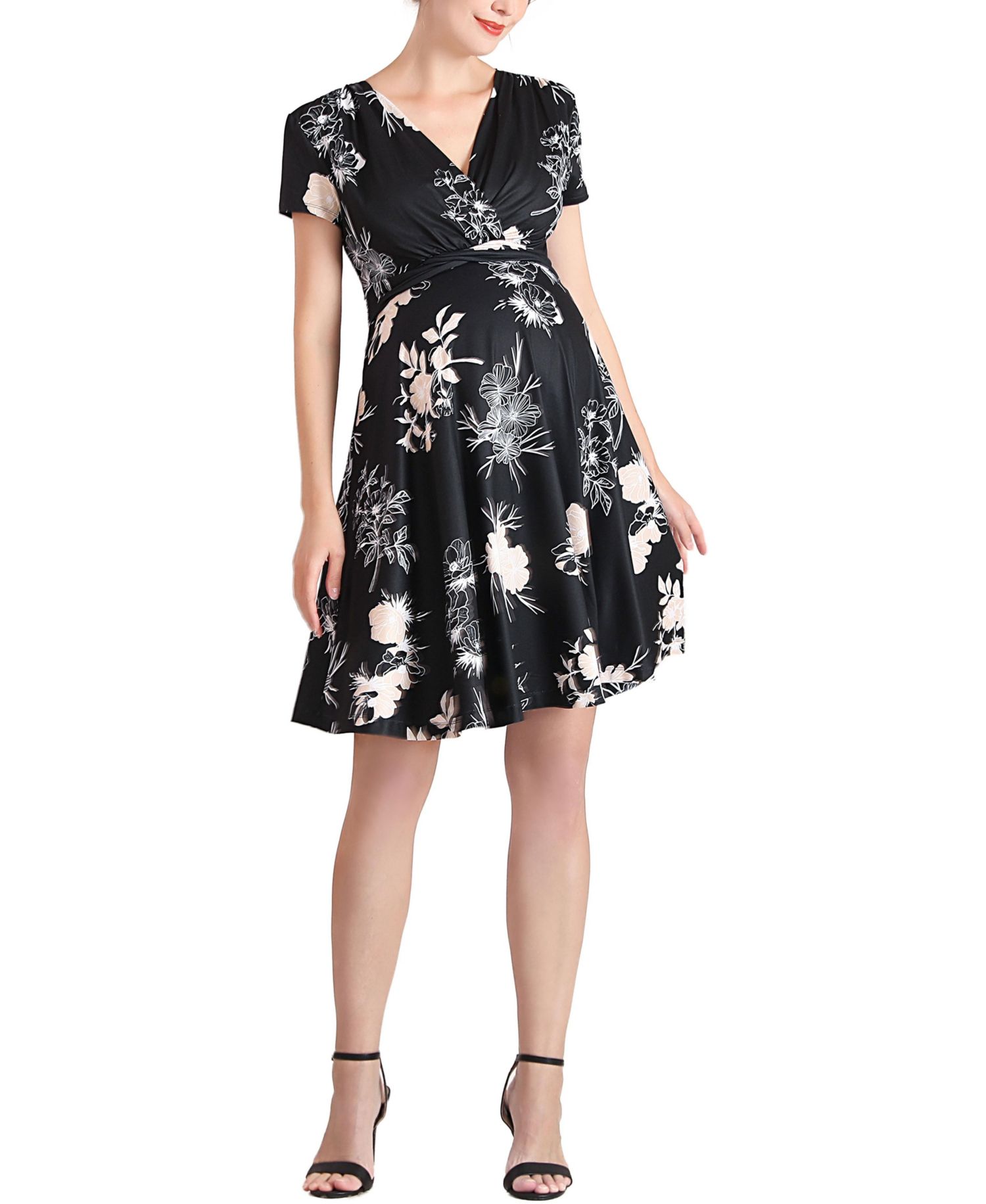 Women's Bess Faux Wrap Nursing Dress