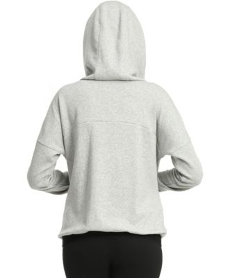 Maternity Cowl Neck Nursing Hoodie Sweatshirt