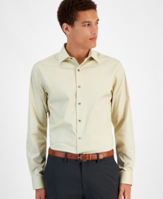 Alfani - Men's Slim-Fit Solid Dress Shirt