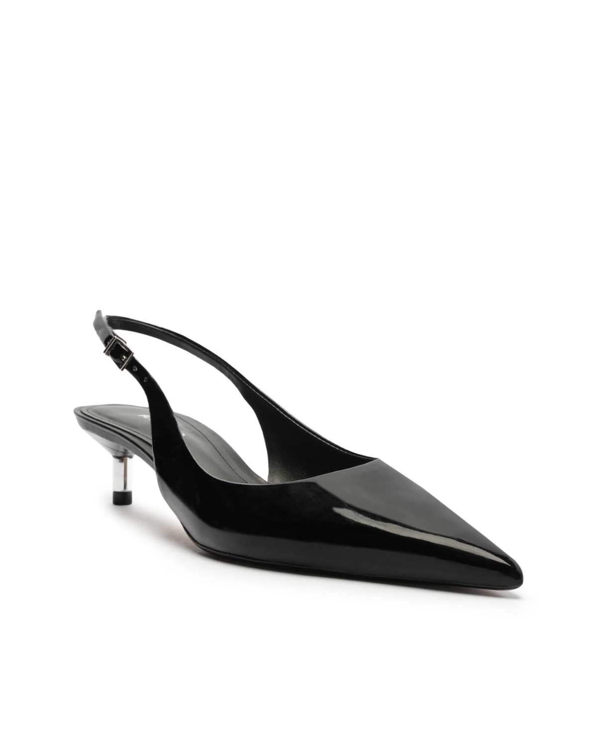 Arezzo Womens Buckle Slingback Heels In Multi