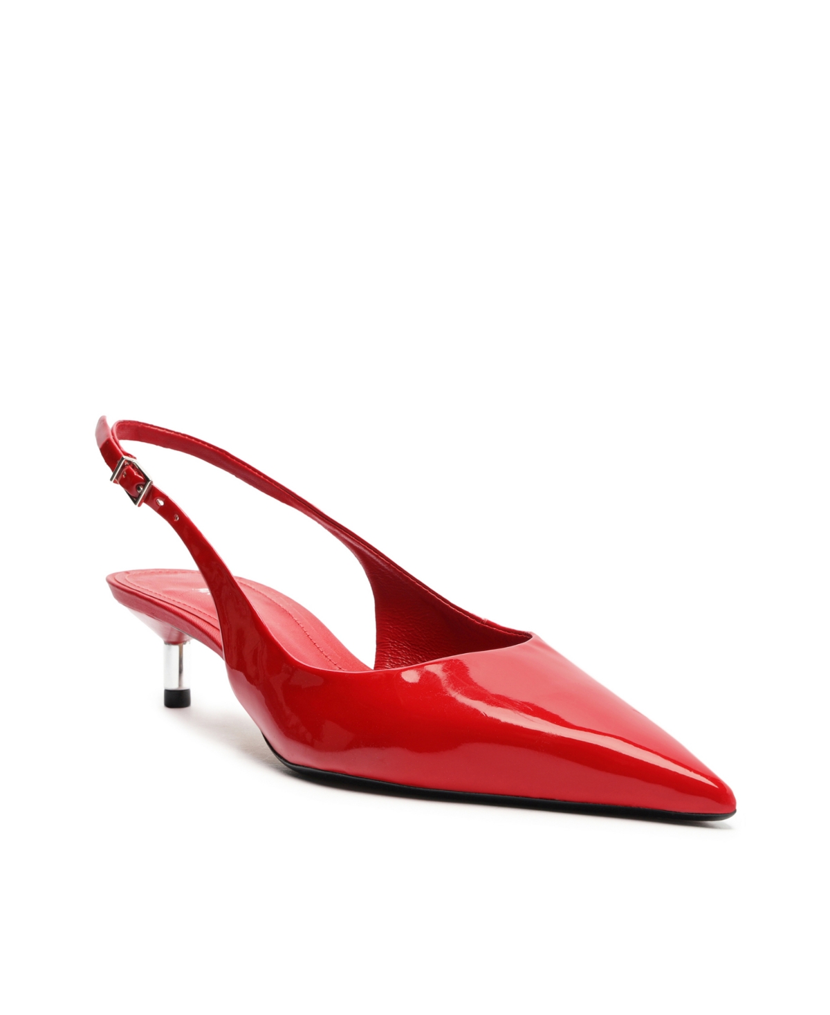 Shop Arezzo Women's Sutton Low Stiletto Pumps In Red