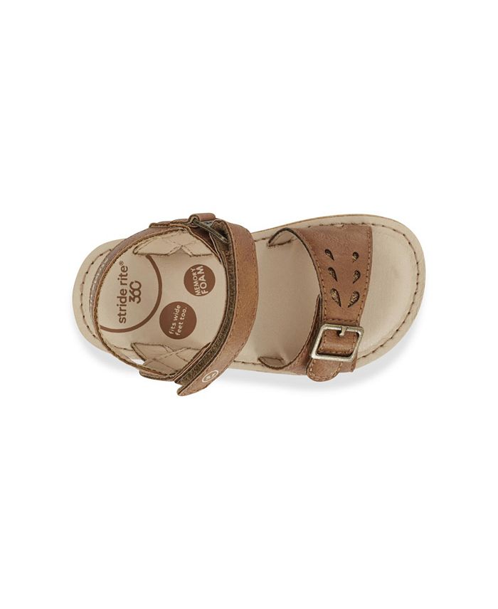 Stride Rite 360 Little Girls Colette Dual Adjusting Buckle And Strap ...