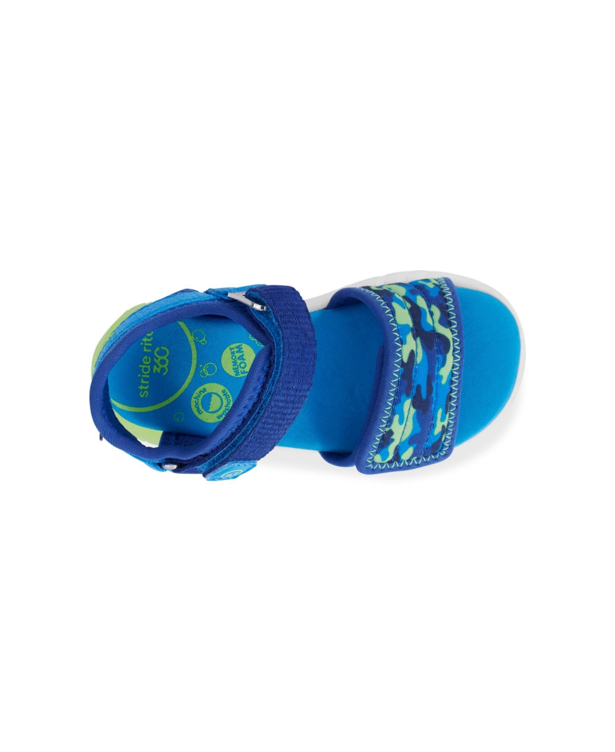 Stride Rite 360 Little Boys Kitt Dual Adjusting Buckle And Strap For A Wider Fit Shoe