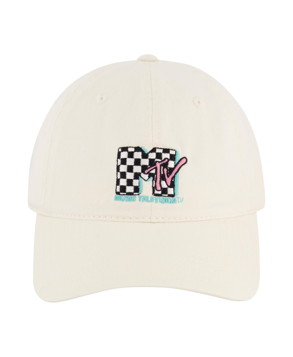Nick Mtv Dad Cap With Embroidery Logo - Beige/khaki