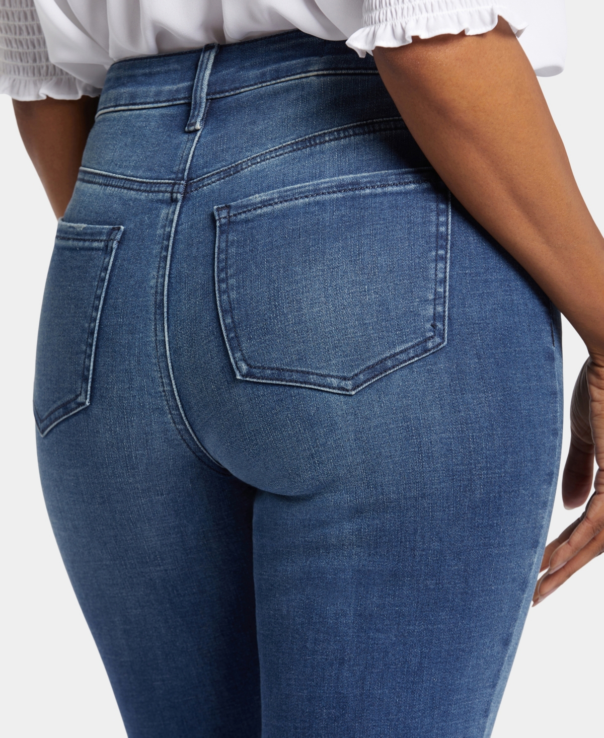 Shop Nydj 's Relaxed Straight Jeans In Bluewell