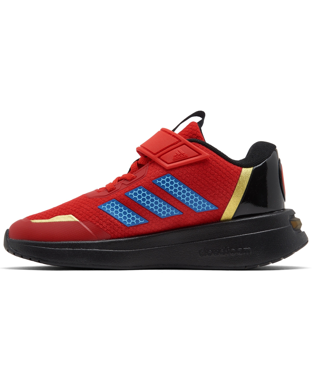 Shop Adidas Originals Marvel Little Kids' Racer Tr 2.0 Iron Man Sneakers From Finish Line In Better Scarlet,black