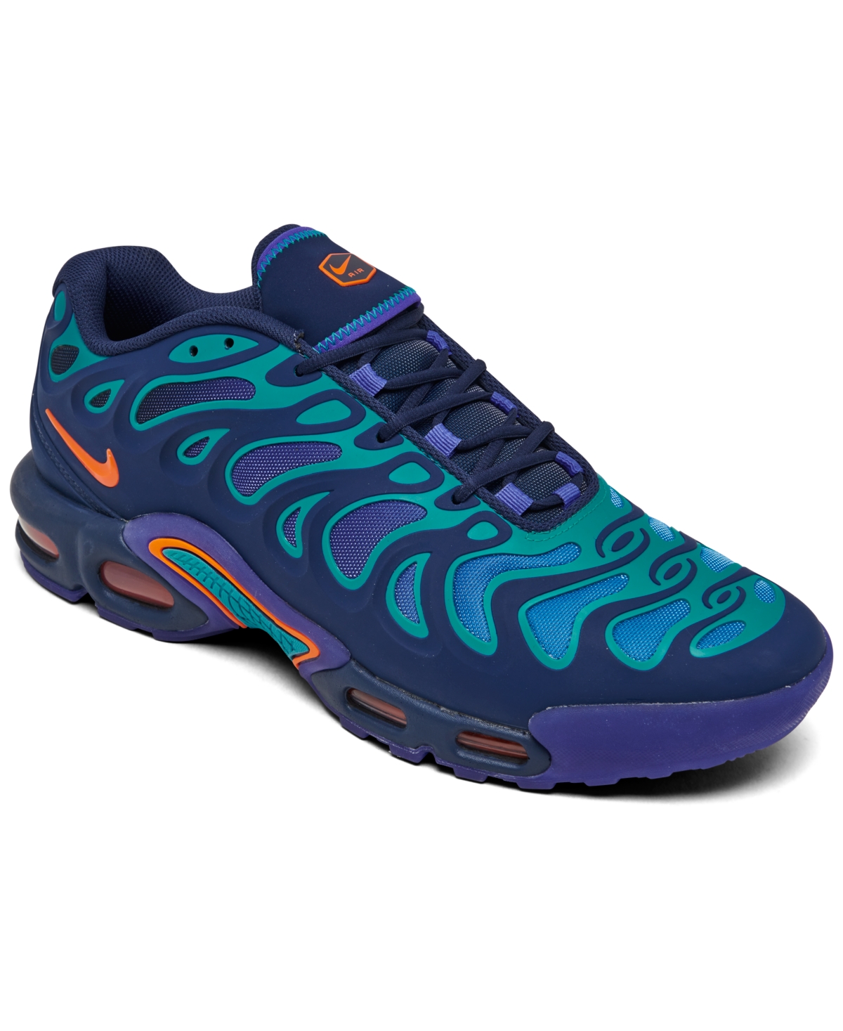 Men's Air Max Plus Drift Casual Sneakers from Finish Line - Blue/Purple/Orange