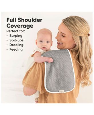 5pk Softe Muslin Burp Cloths for Baby Girls and Boys, Organic Burping Cloths for Babies, Baby Burp Clothes