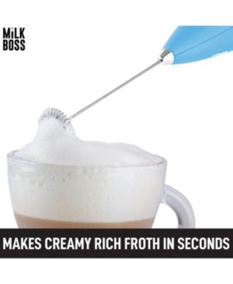 Handheld Electric Coffee Frother Drink Mixer with Batteries Included