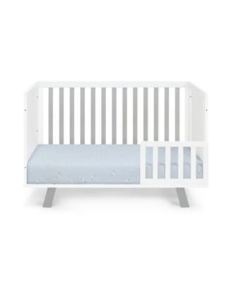 Livia 3-in-1 Convertible Island Crib White/Gray