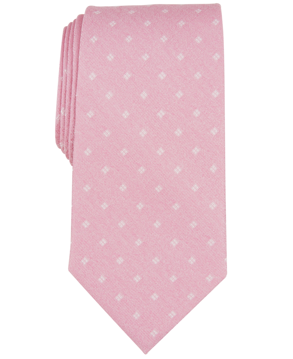 Shop Michael Kors Men's Classic Square-print Tie In Pink