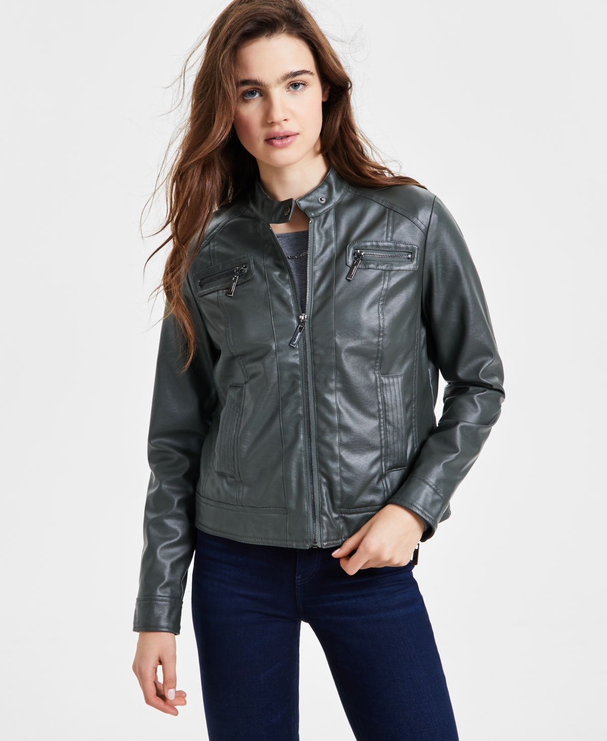 Macy's moto jacket store
