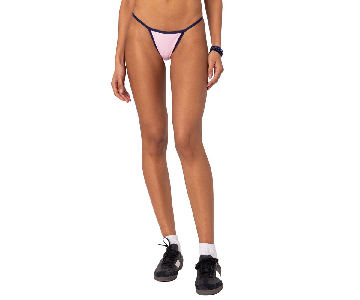 Edikted Women's International Girl Bikini Bottom - Light-pink