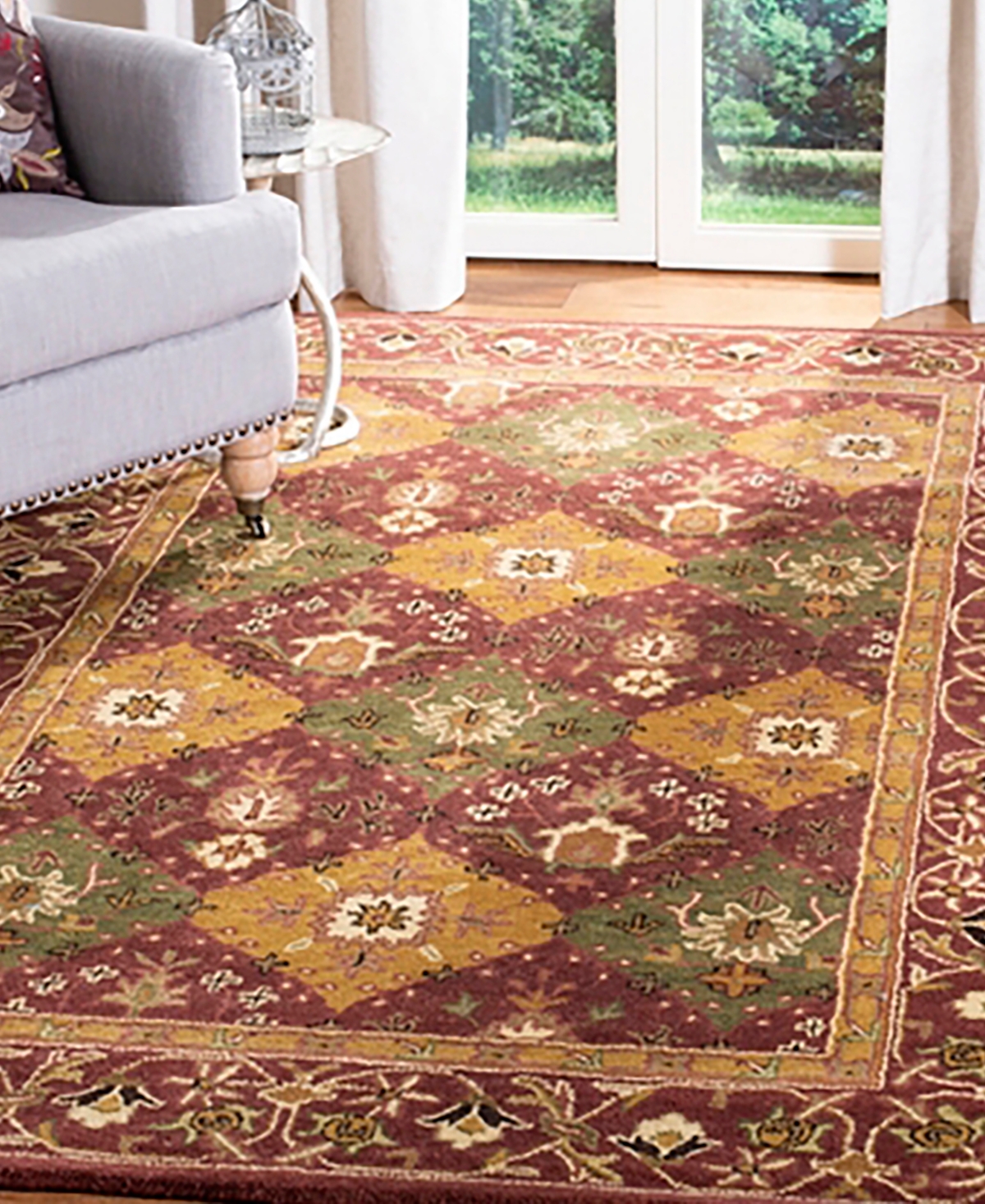 Safavieh Antiquity At57Area Rug - Wine