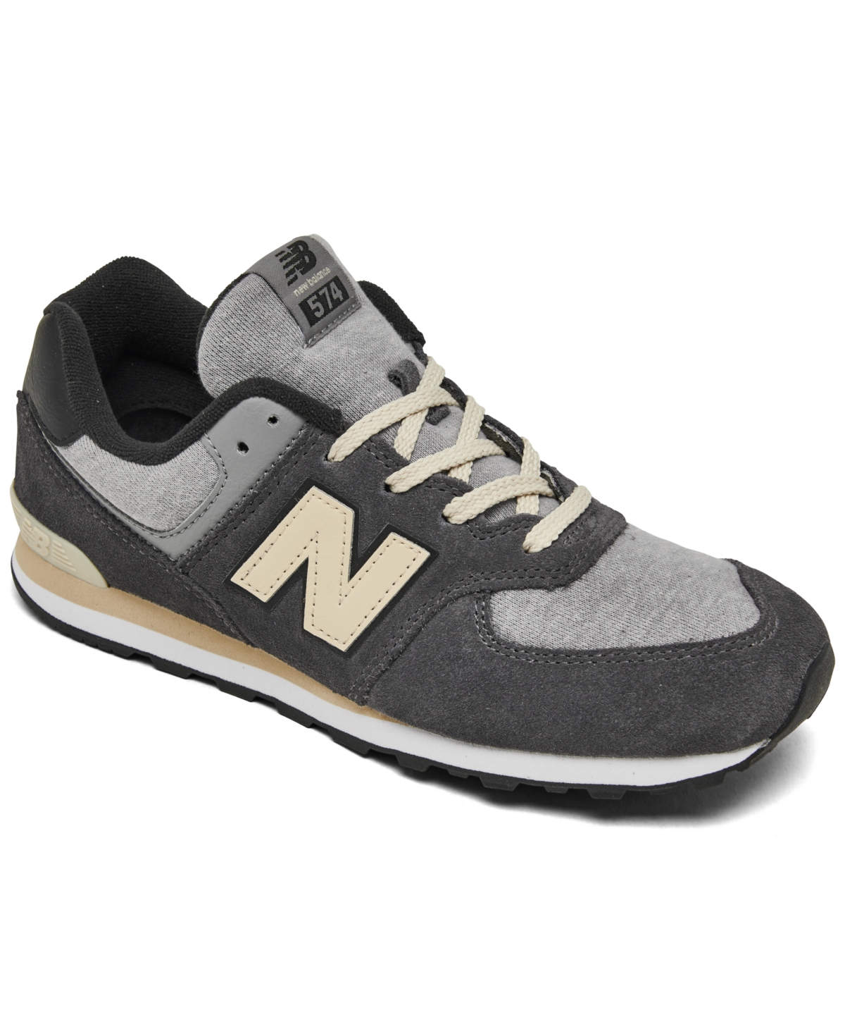 New Balance Little Kids' 574 Grey Days Casual Sneakers From Finish Line In Magnet