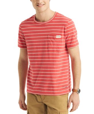 Nautica - Men's Classic-Fit Stripe Pocket T-Shirt