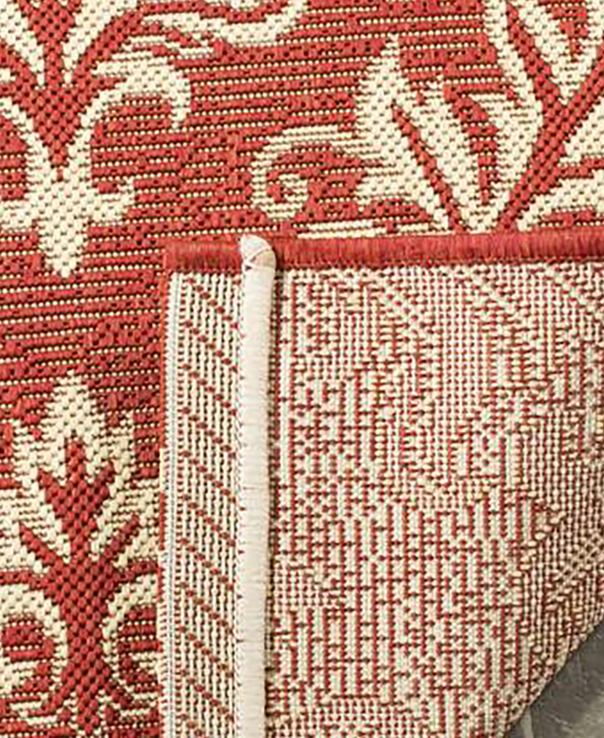 Safavieh Courtyard CY6930 Red and Creme 8' x 11' Outdoor Area Rug