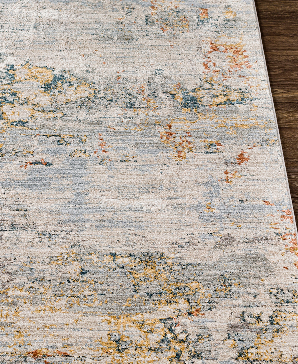 Livabliss Laila Laa-2300 2'7x10' Runner Area Rug - Gray- Blue