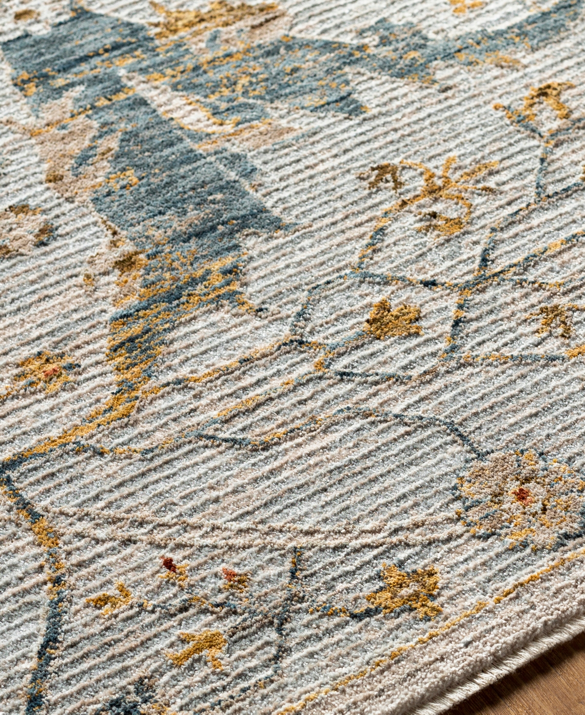 Surya Reina Ren-2300 7'10x10'3 Area Rug In Denim
