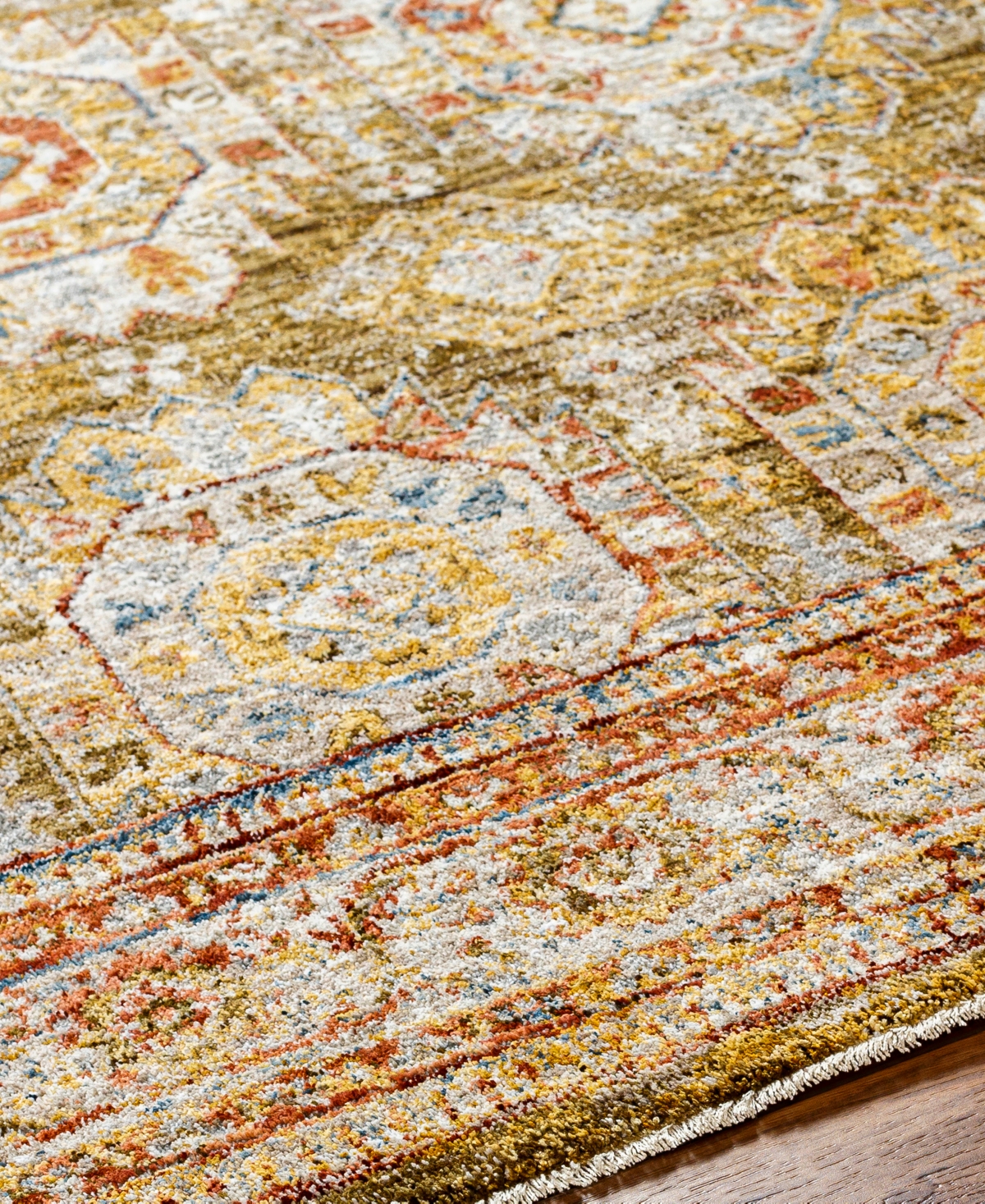 Surya Mona Lisa Mni-2302 2'7x4' Area Rug In Rust-cream