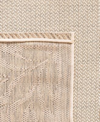 Courtyard CY1551 Natural and Brown 8' x 11' Outdoor Area Rug