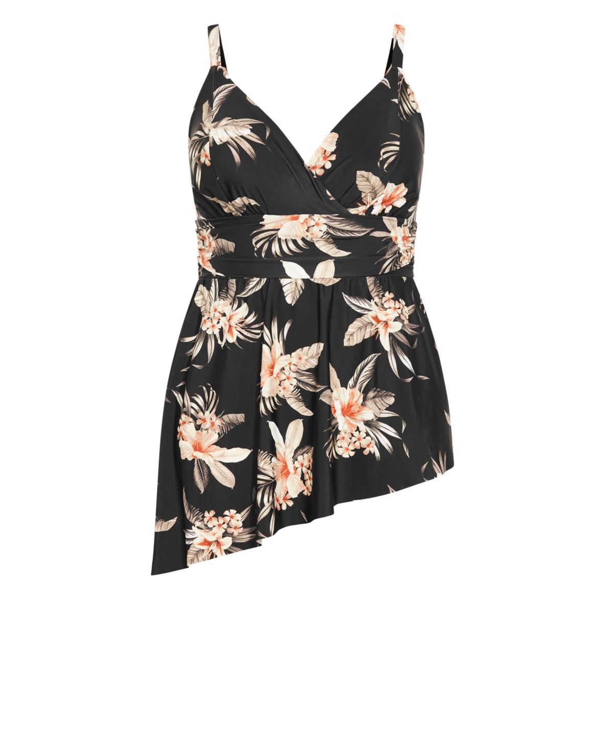 City Chic Plus Size Ischia Overlay 1 Print Piece