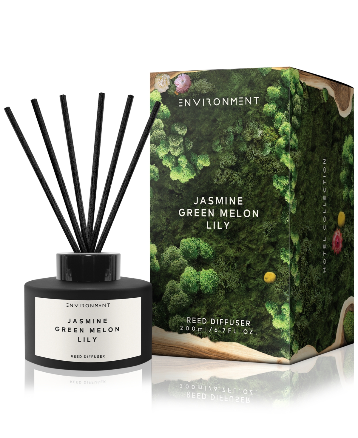 Jasmine, Green Melon & Lily Diffuser (Inspired by 5-Star Luxury Hotels), 6.7 oz.