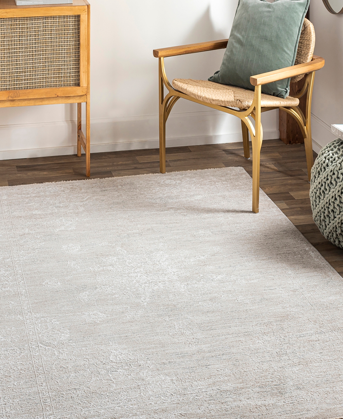 Surya Laila Laa-2301 6'7x9'6 Area Rug In Gray-taupe